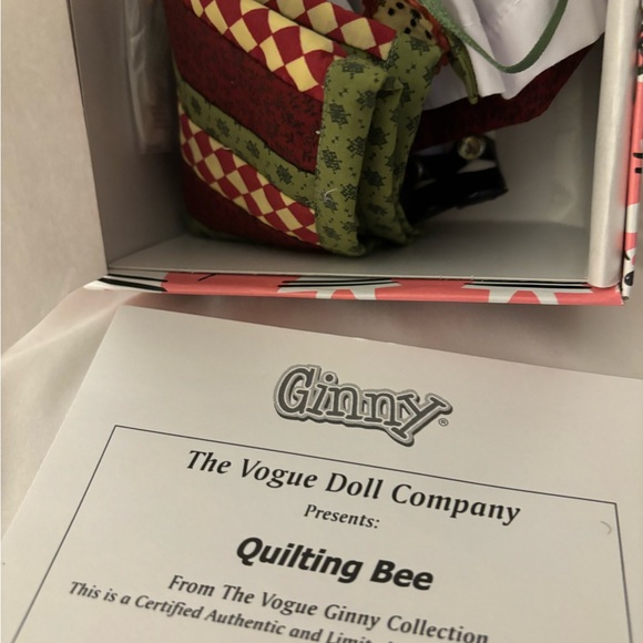 Pristine condition hi! I’m Ginny Doll. Quilting Bee - Picture 3 of 6